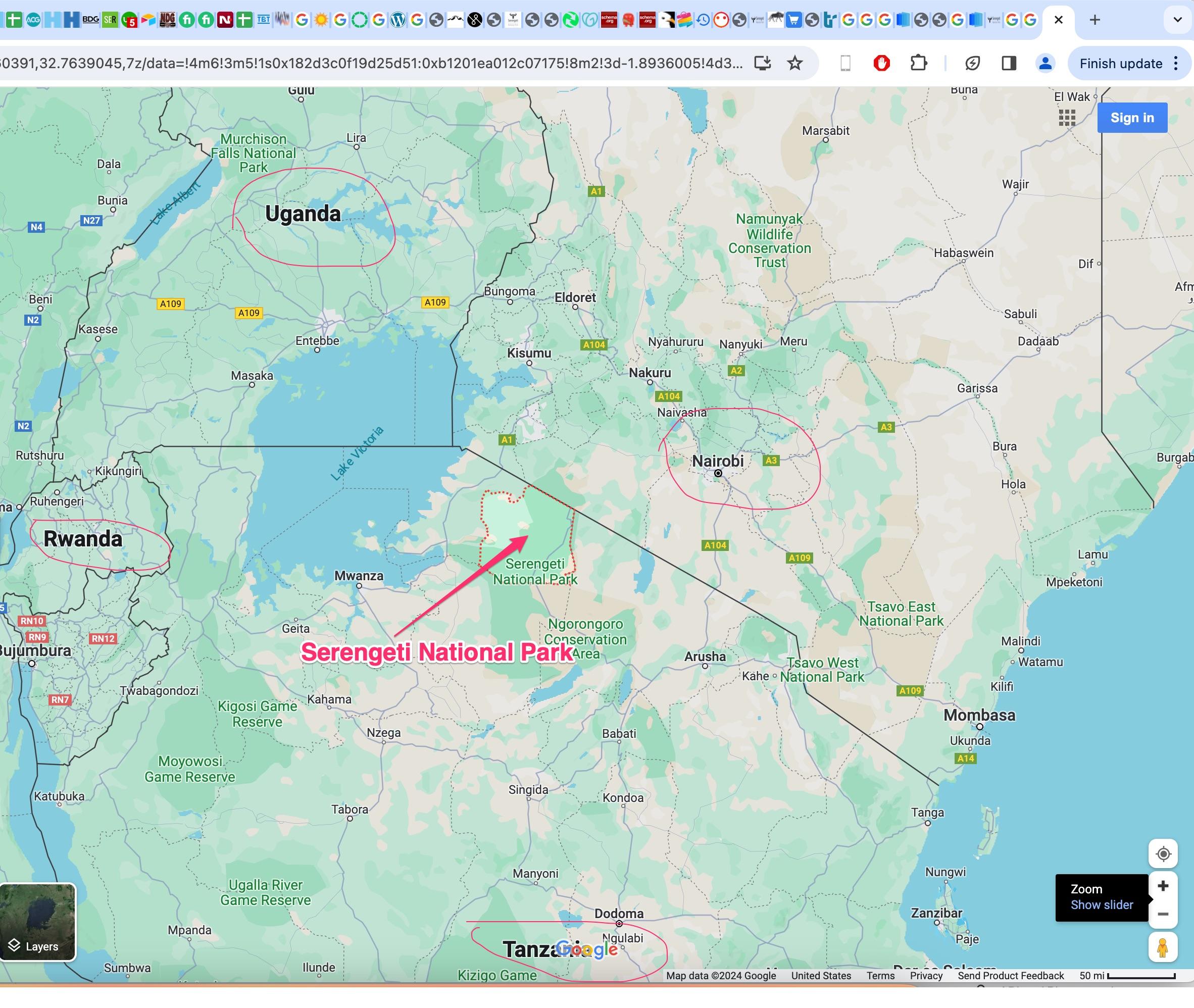 Where Is Serengeti National Park?